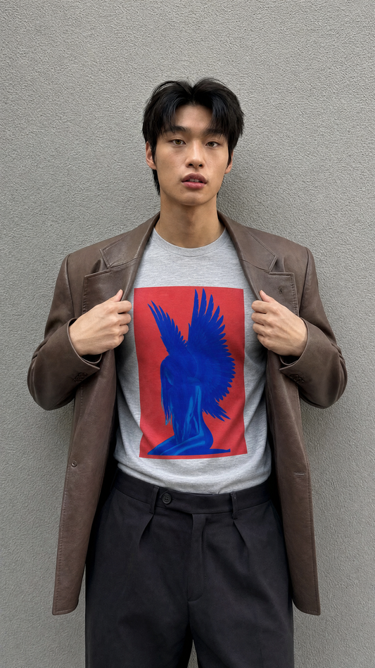 Fallen Angel Blue Glow Tee