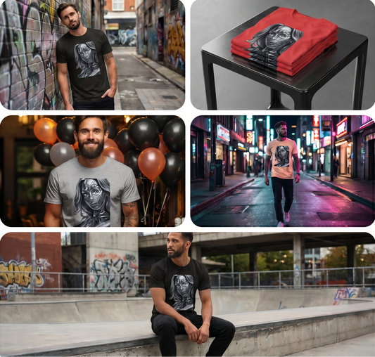 AB'Ville Cutie Chrome Port & Company ® Tri-Blend Tee