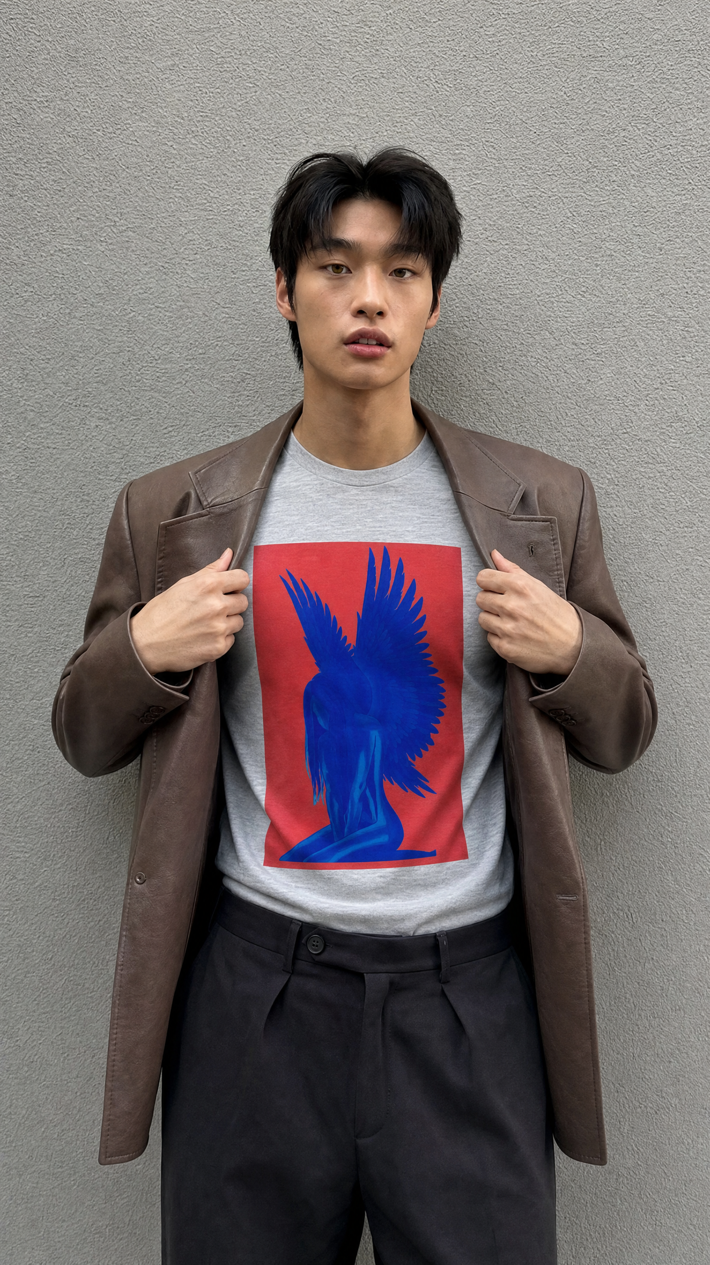 Fallen Angel Blue Glow Tee