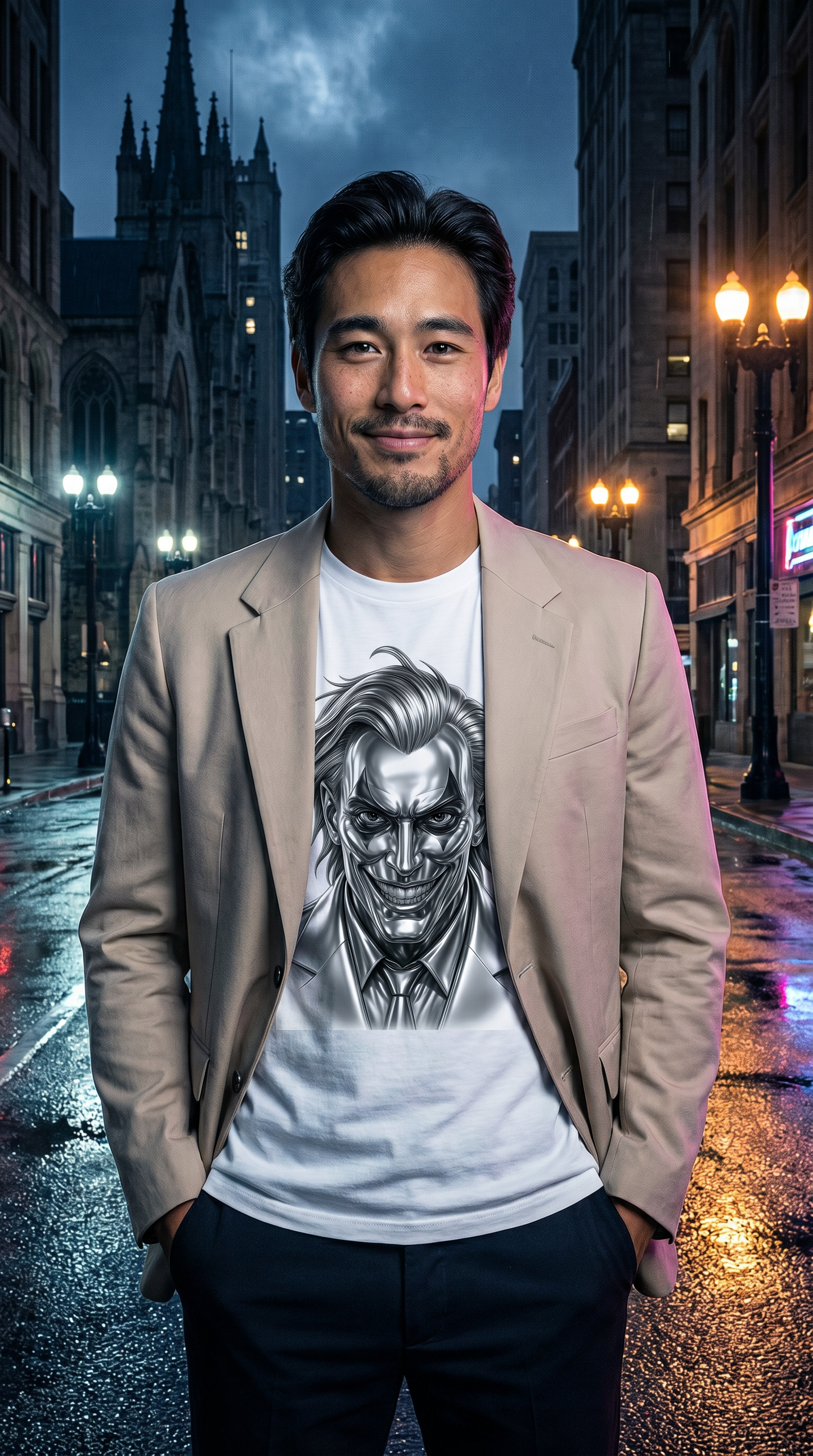 Joker Chrome Port & Company ® Tri-Blend Tee