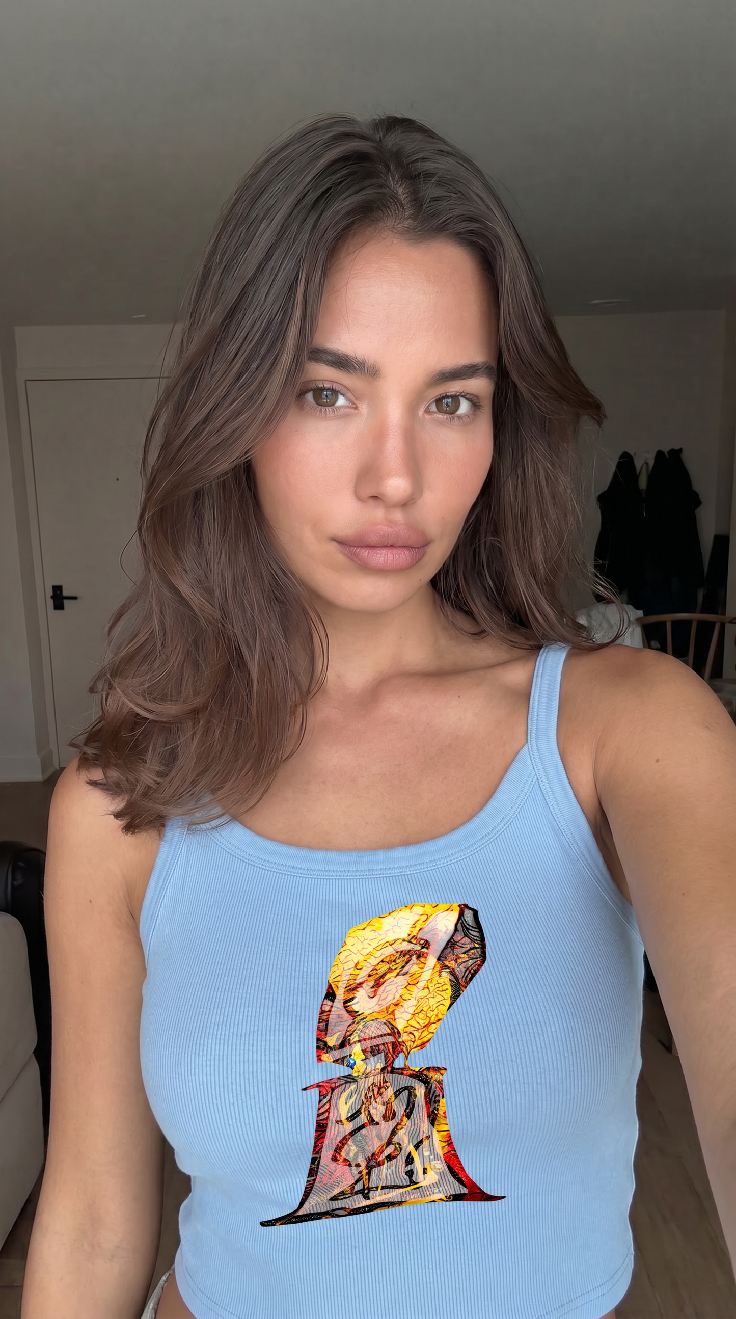 ezIggz Logo & The Fallen Angel Ladies' Scoop Tank