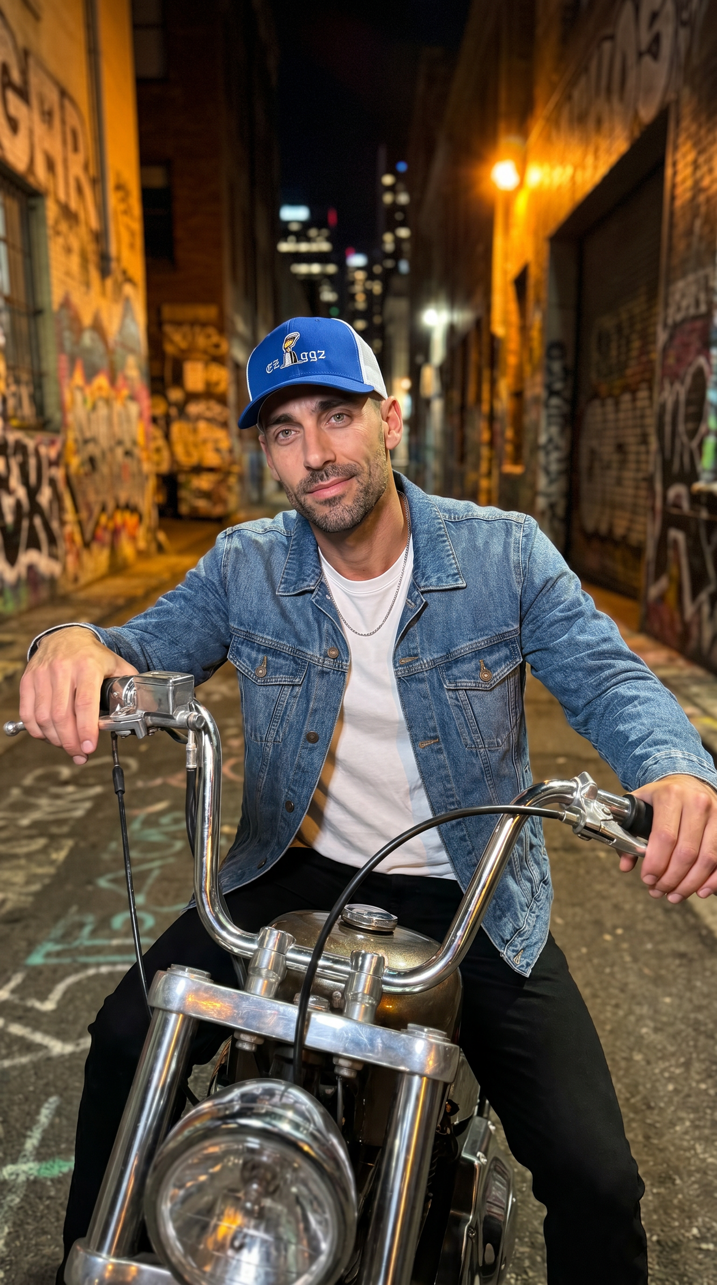 ezIggz Logo Titanium Adult 6-Panel Trucker Cap