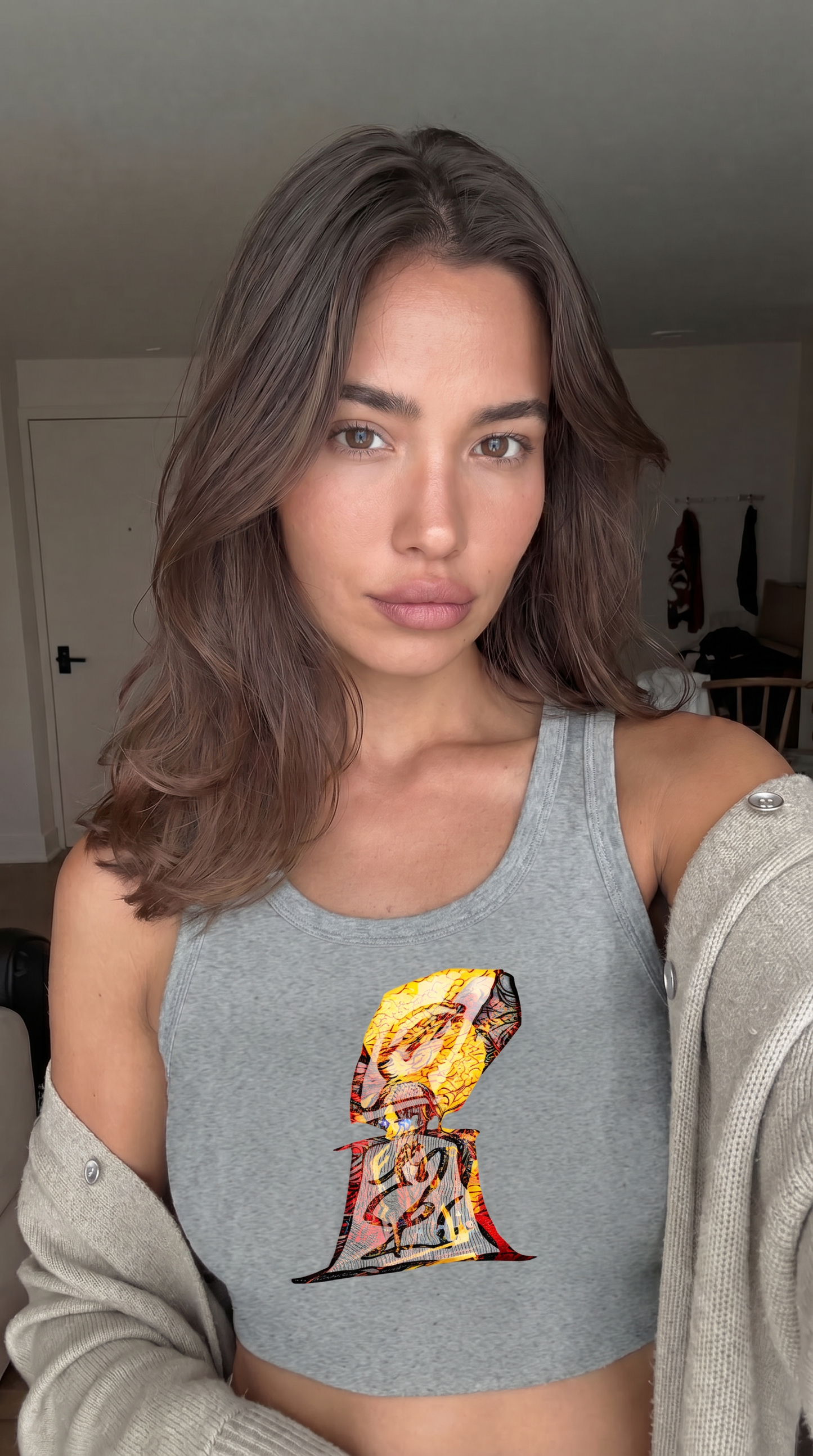 ezIggz Logo & The Fallen Angel Ladies' Scoop Tank