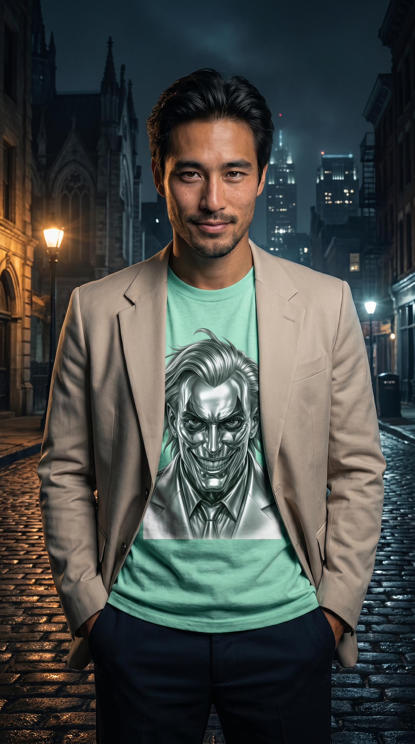 Joker Chrome Port & Company ® Tri-Blend Tee