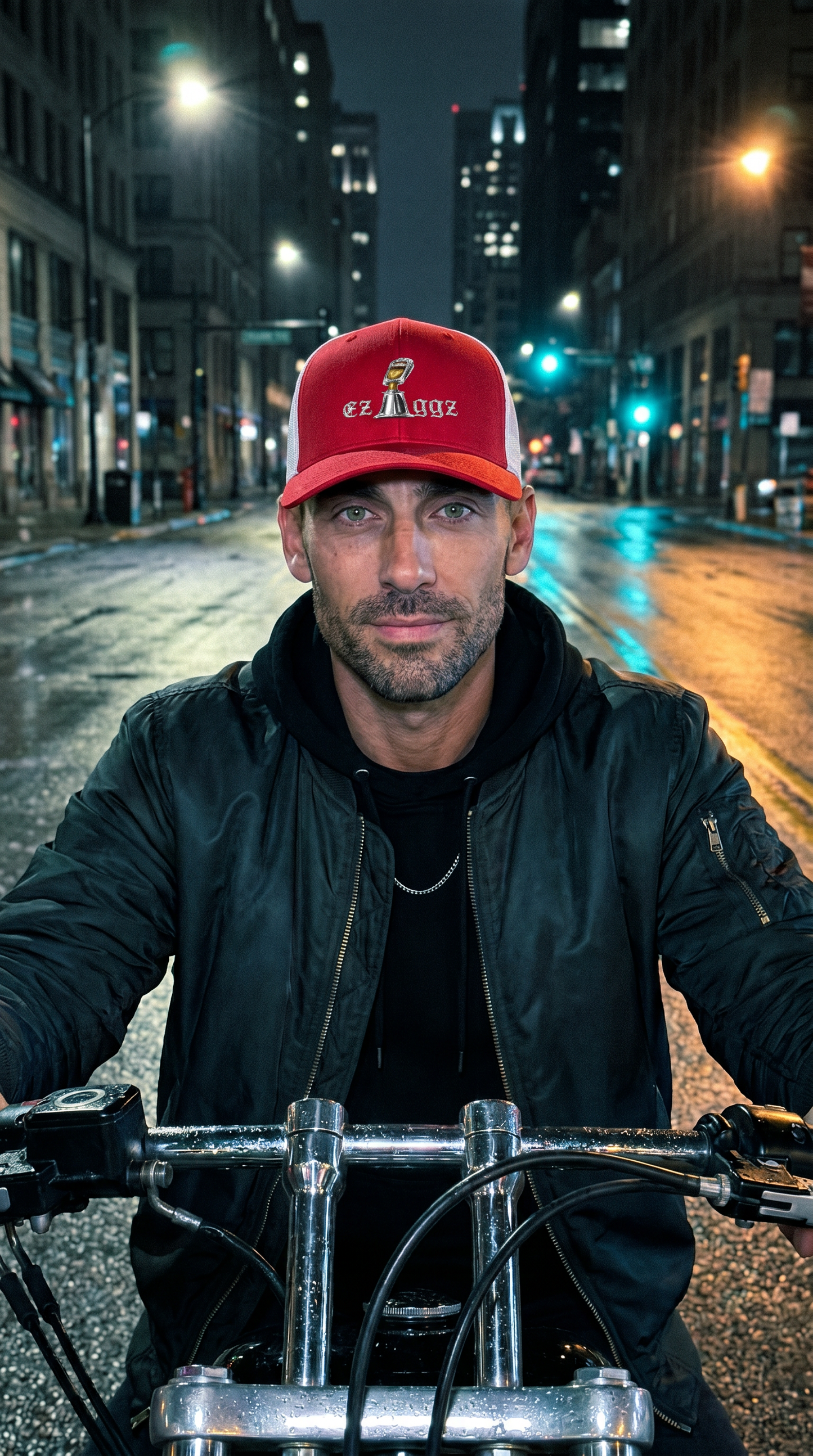ezIggz Logo Titanium Adult 6-Panel Trucker Cap