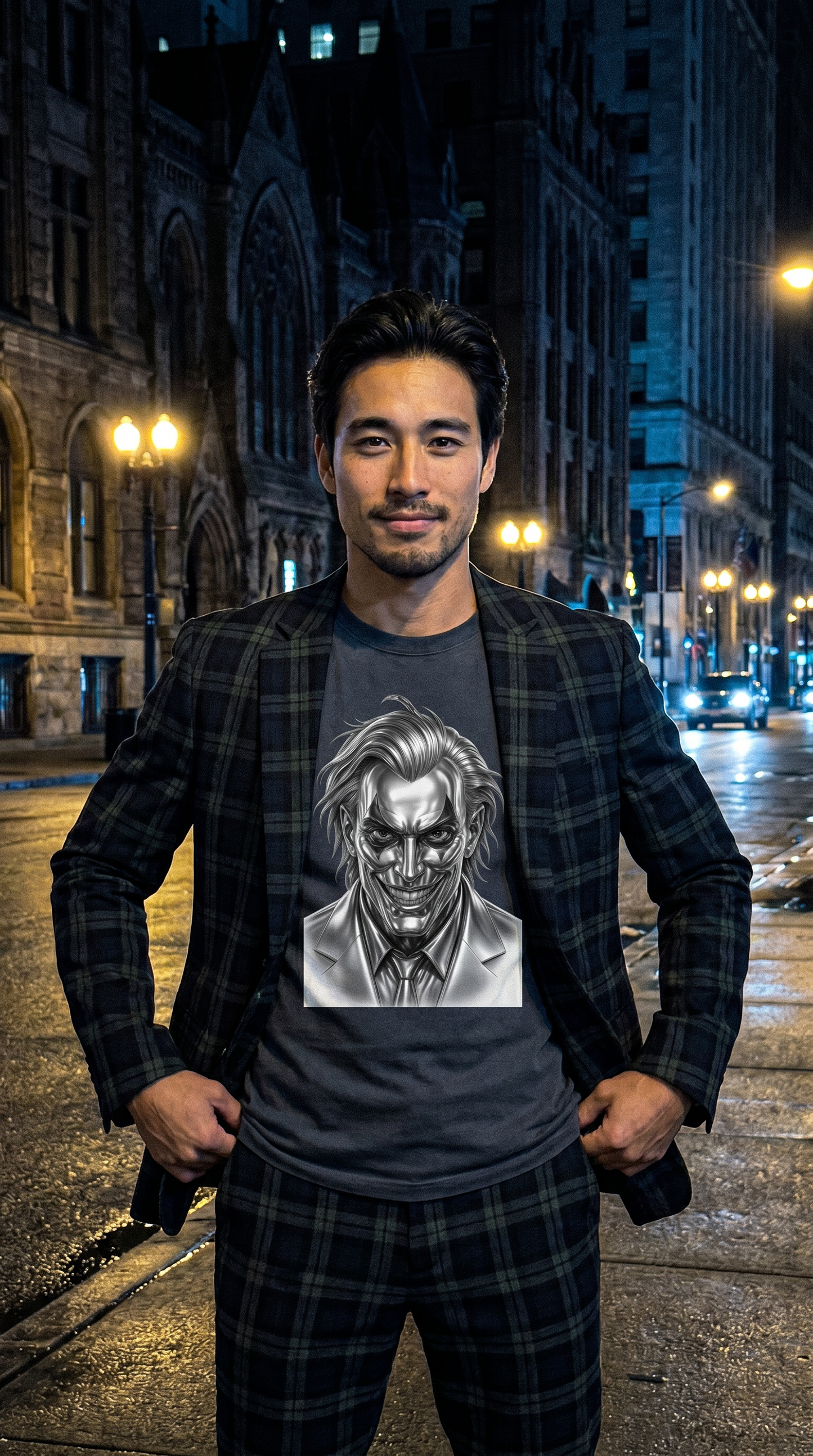 Joker Chrome Port & Company ® Tri-Blend Tee