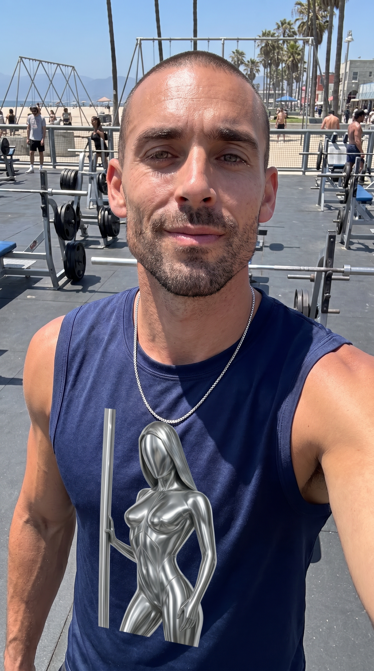 AB'Ville Cutie "Faceless Dancer" Chrome Sport-Tek ® Sleeveless PosiCharge ® Competitor™ Tee
