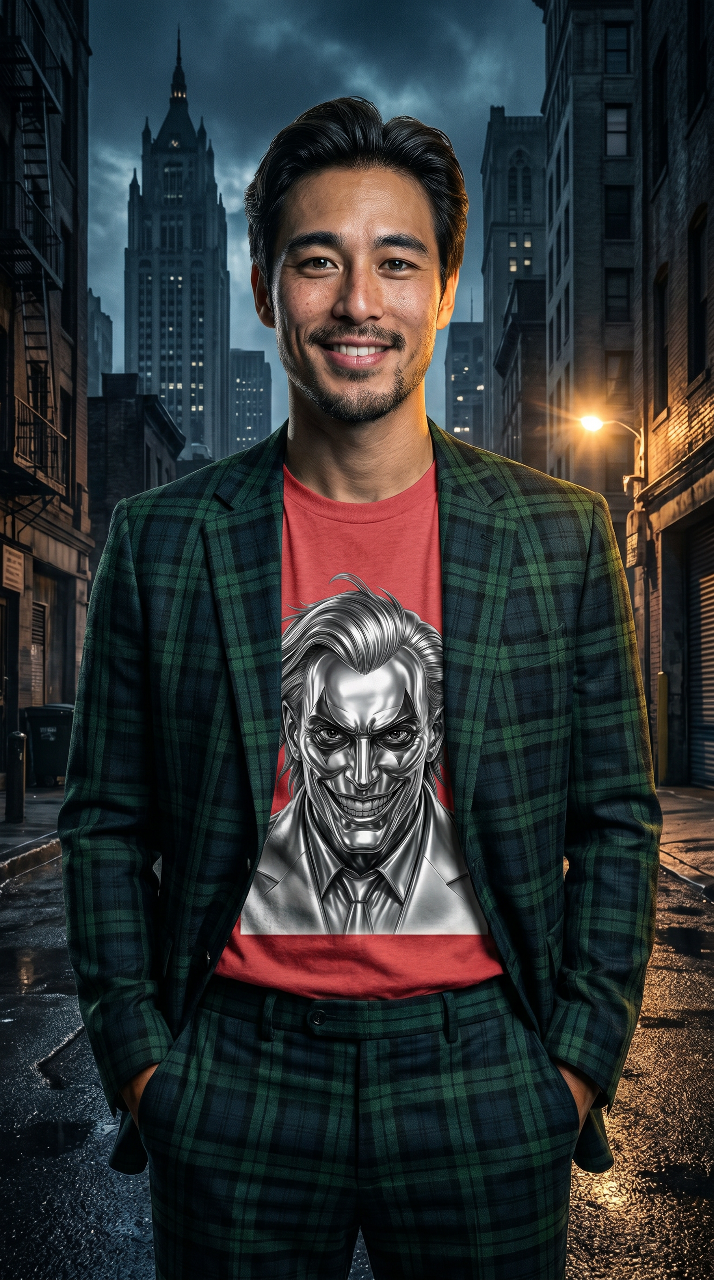 Joker Chrome Port & Company ® Tri-Blend Tee