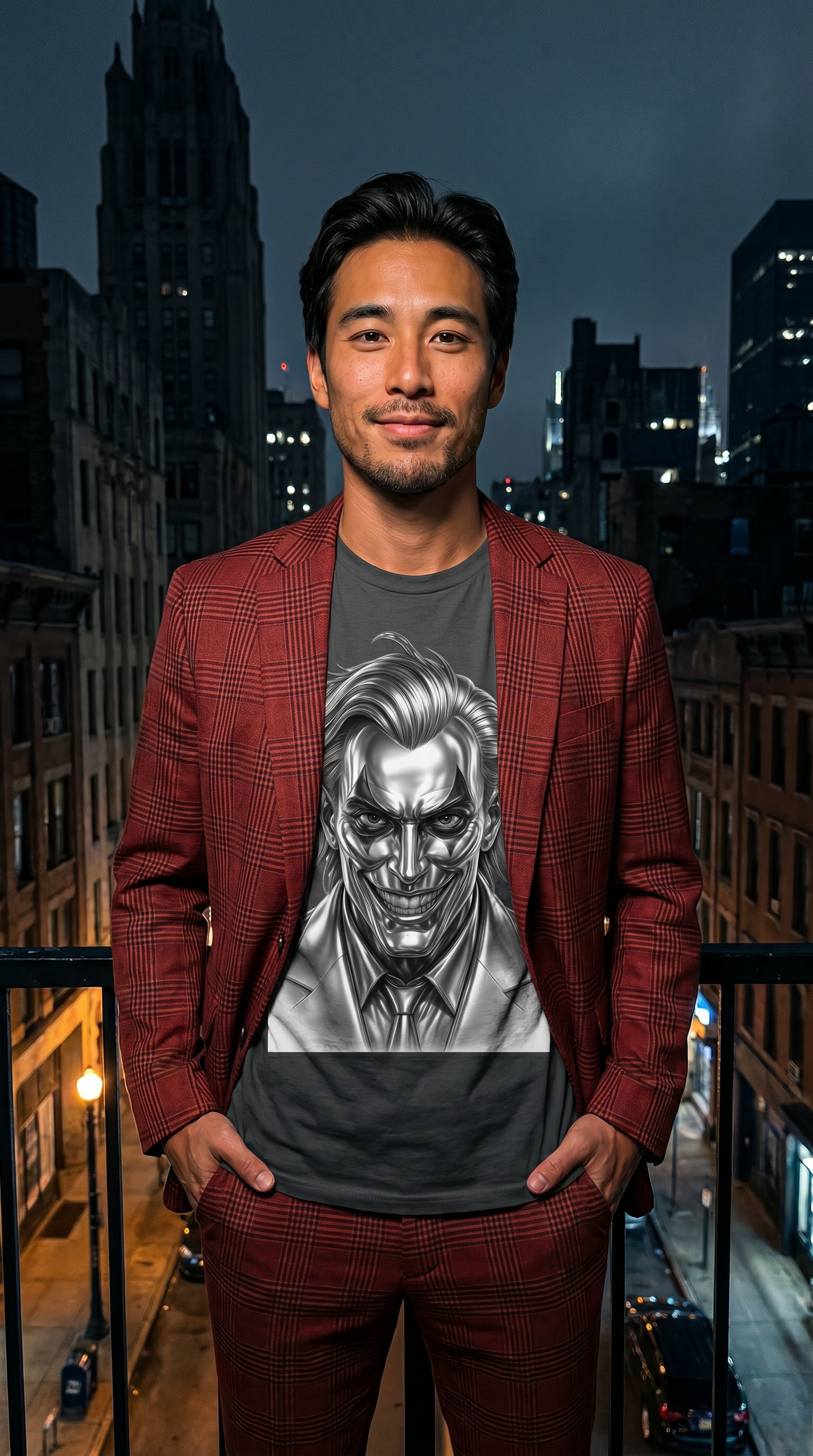 Joker Chrome Port & Company ® Tri-Blend Tee