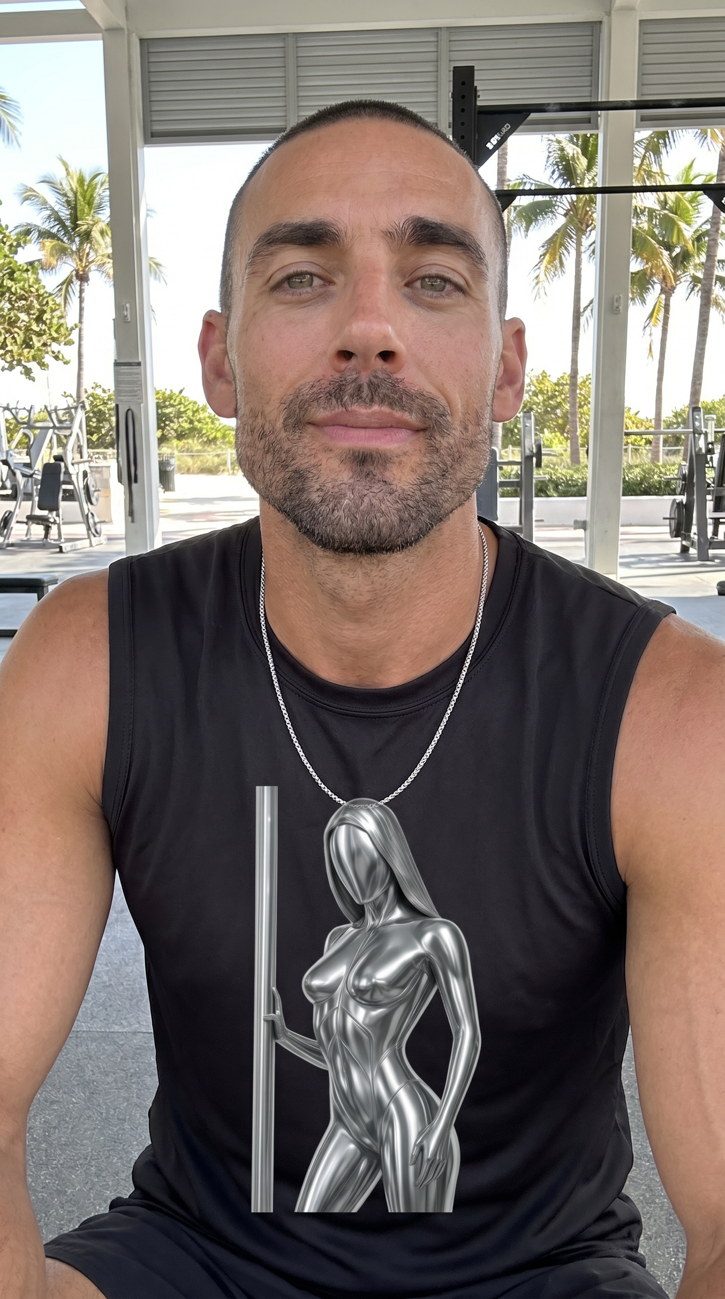 AB'Ville Cutie "Faceless Dancer" Chrome Sport-Tek ® Sleeveless PosiCharge ® Competitor™ Tee