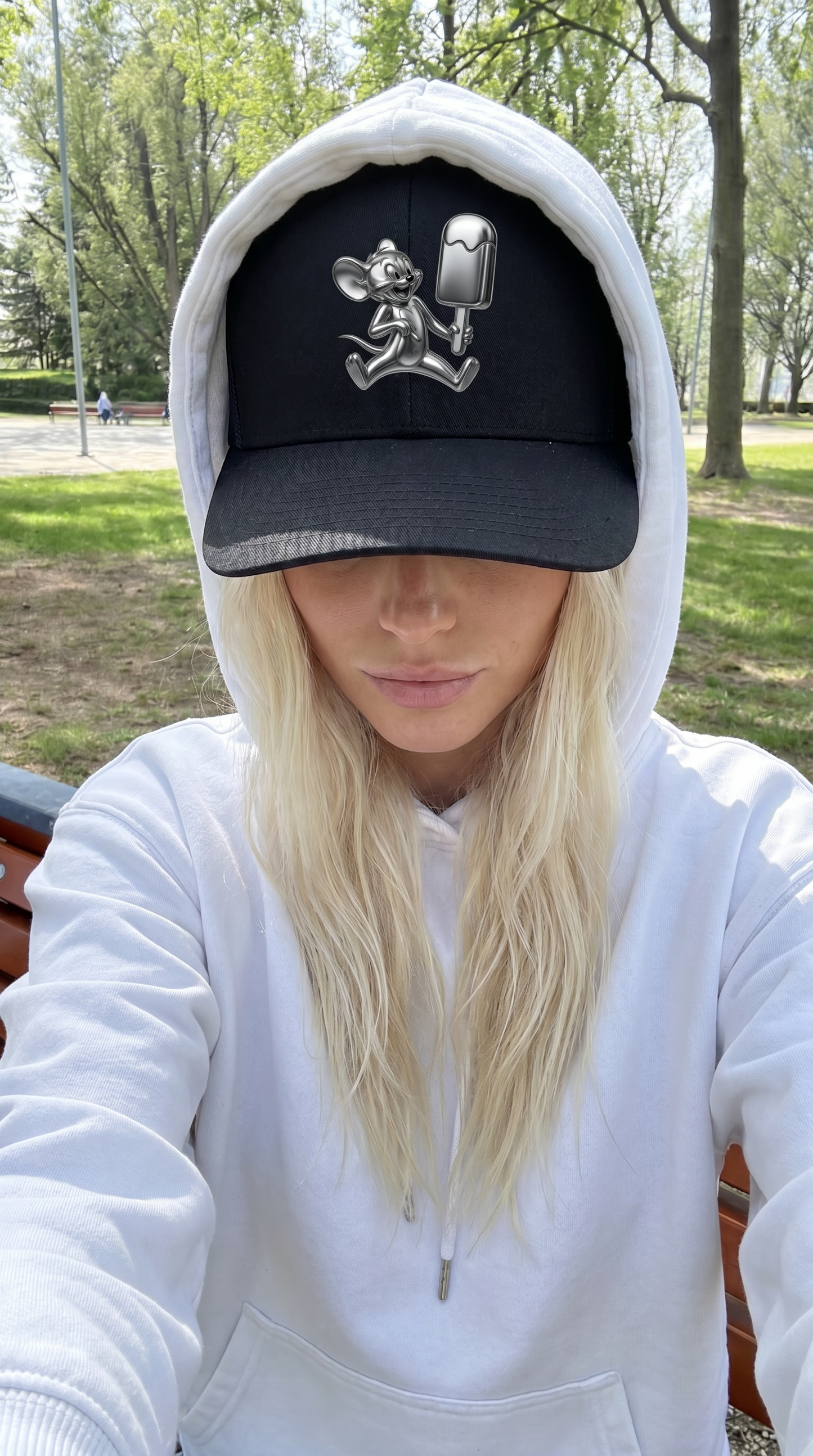 AB'Ville Zootie Mouse Chrome Retro High Profile Trucker Cap