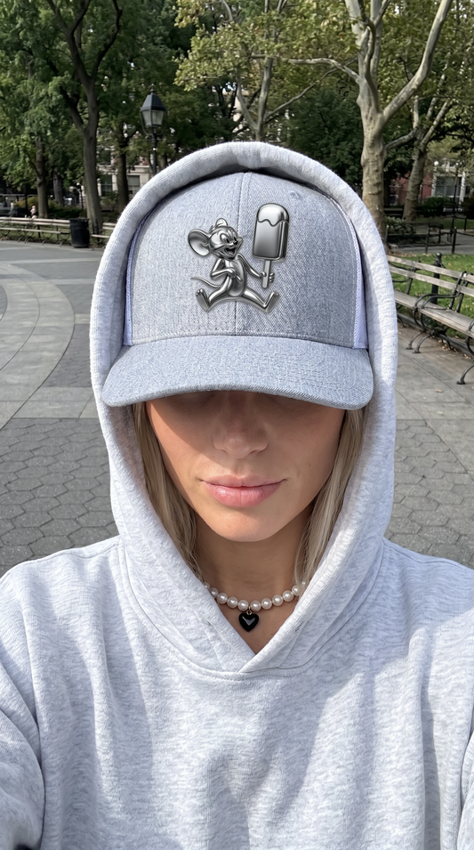 AB'Ville Zootie Mouse Chrome Retro High Profile Trucker Cap