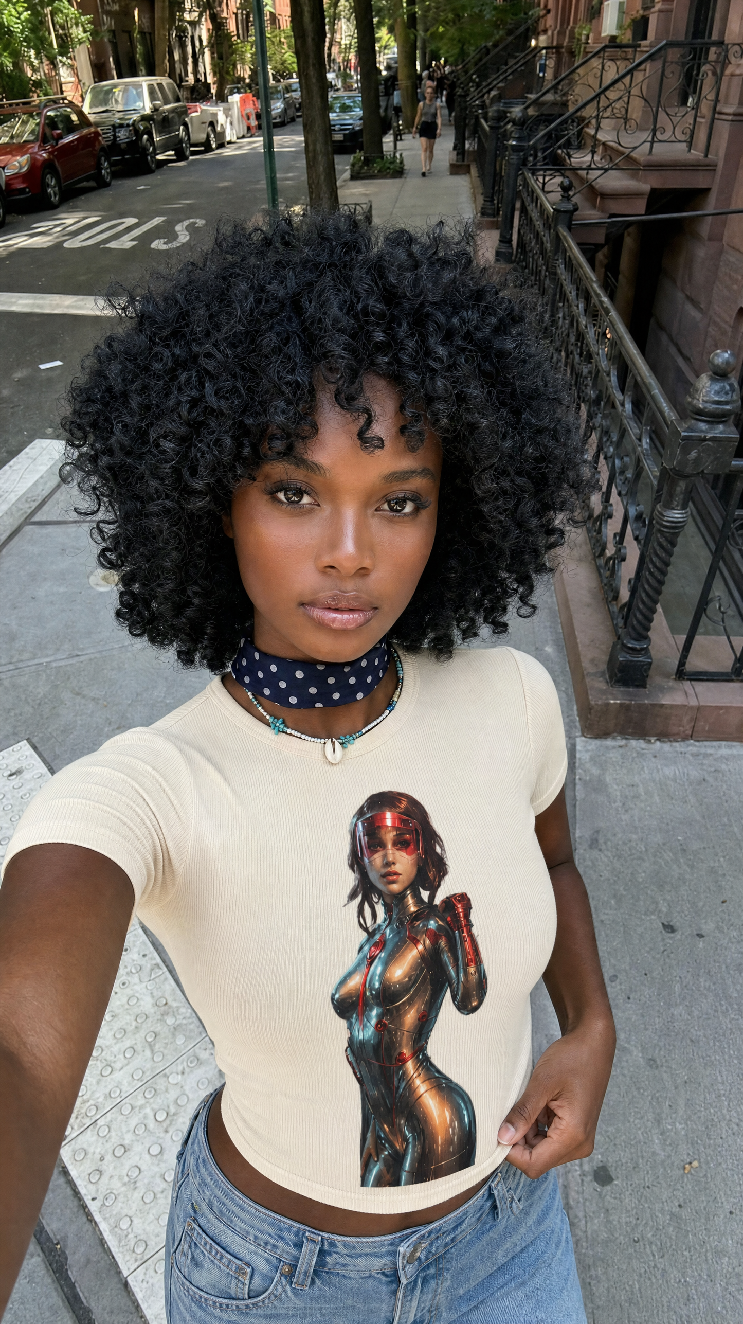 AB'Ville Cutie 2 Women's Baby Rib Cropped Tee