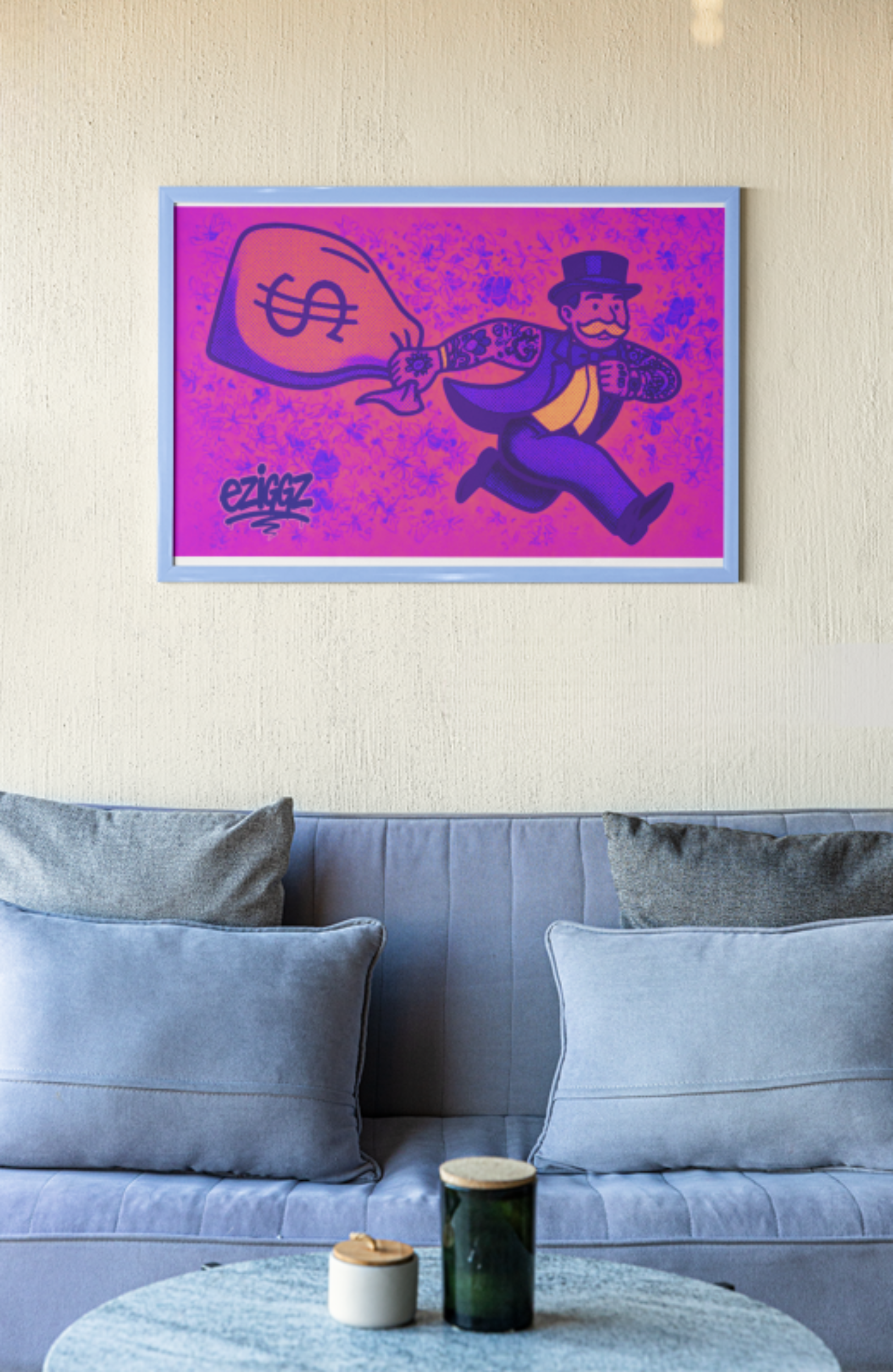 Monopoly Man Running by ezIggz – The Heist