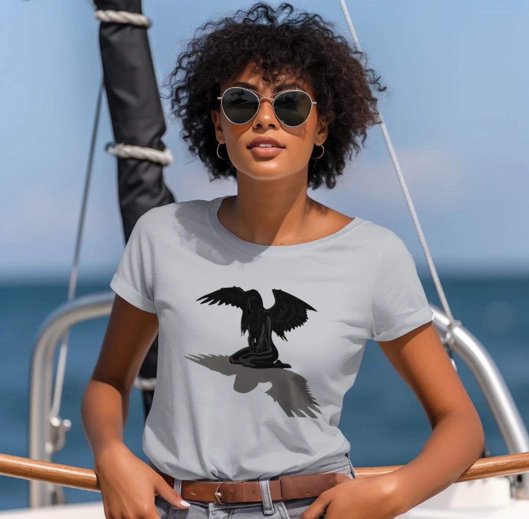 Fallen Angel Dark Shadow Unisex Triblend Short-Sleeve T-Shirt