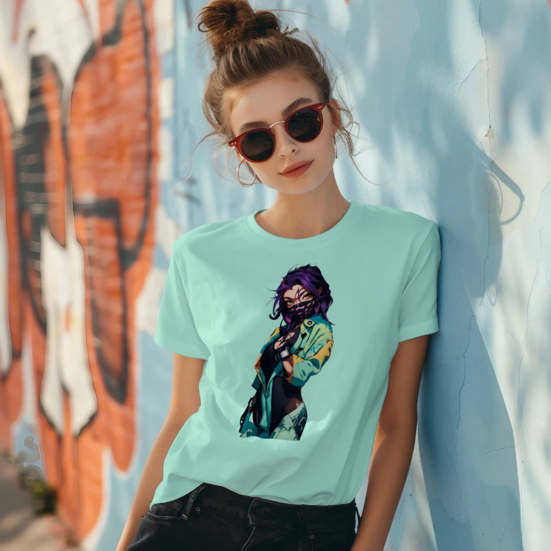 AB'Ville Cutie Purple Rain Port & Company ® Tri-Blend Tee