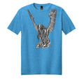 Heathered Bright Turquoise