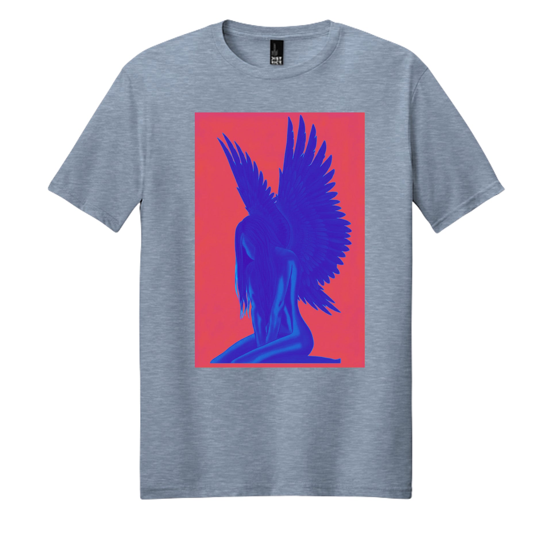 Flint Blue Heather - DM108 - FRONT
