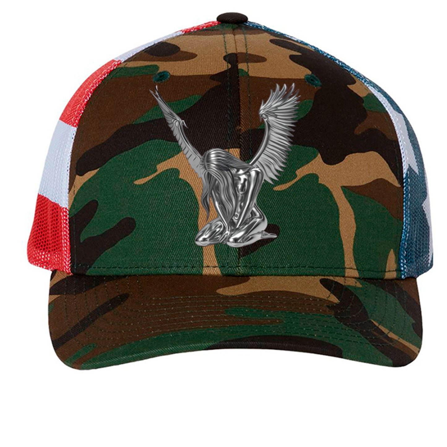Green Camo/ Stars & Stripes - 112PM - FRONT