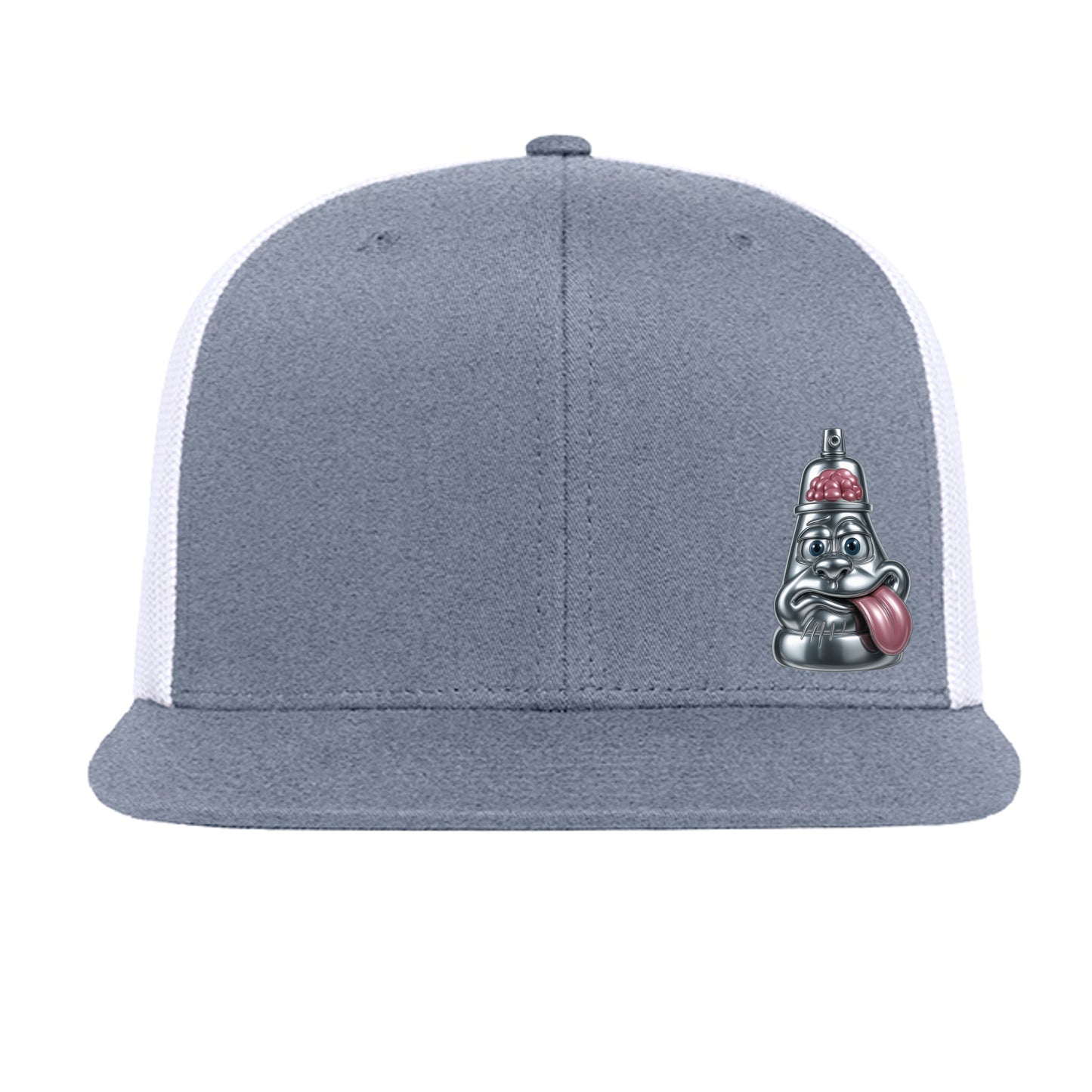 Heather Grey/ White - 6609 - FRONT