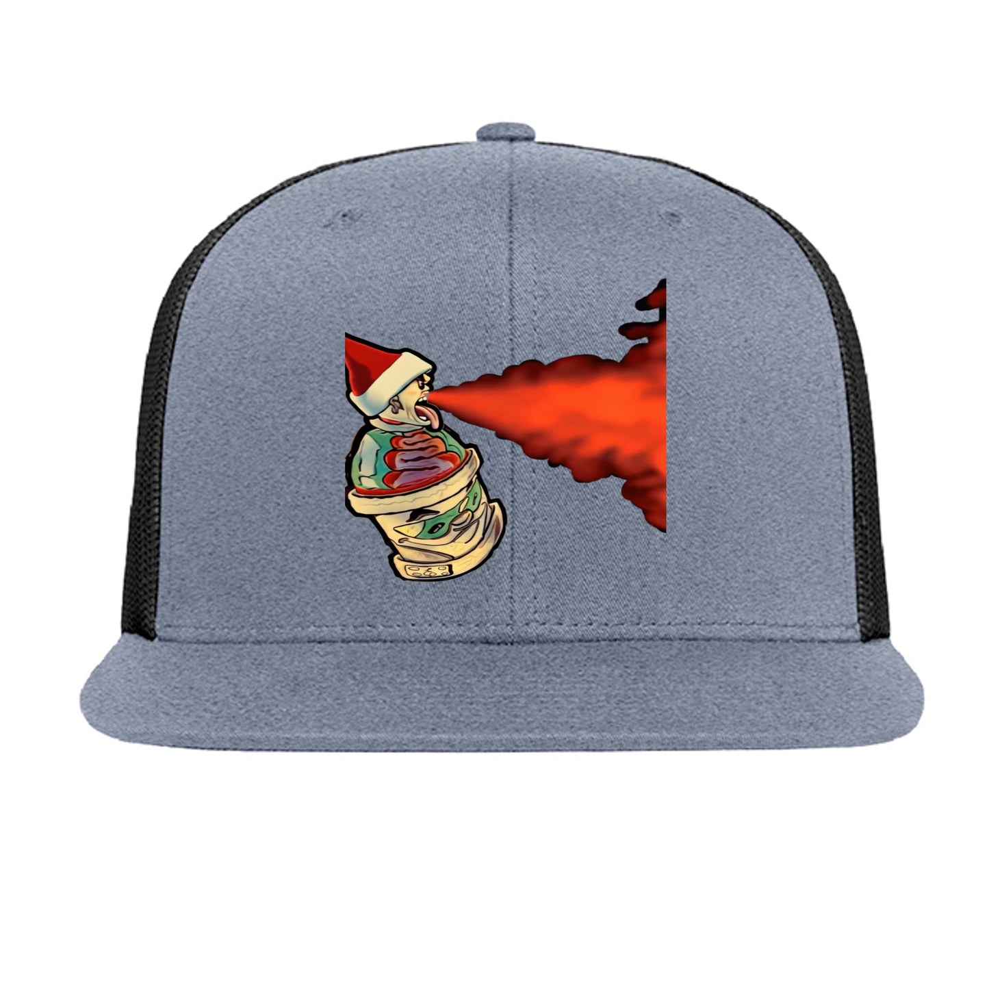 Heather Grey/ Black - 6609 - FRONT