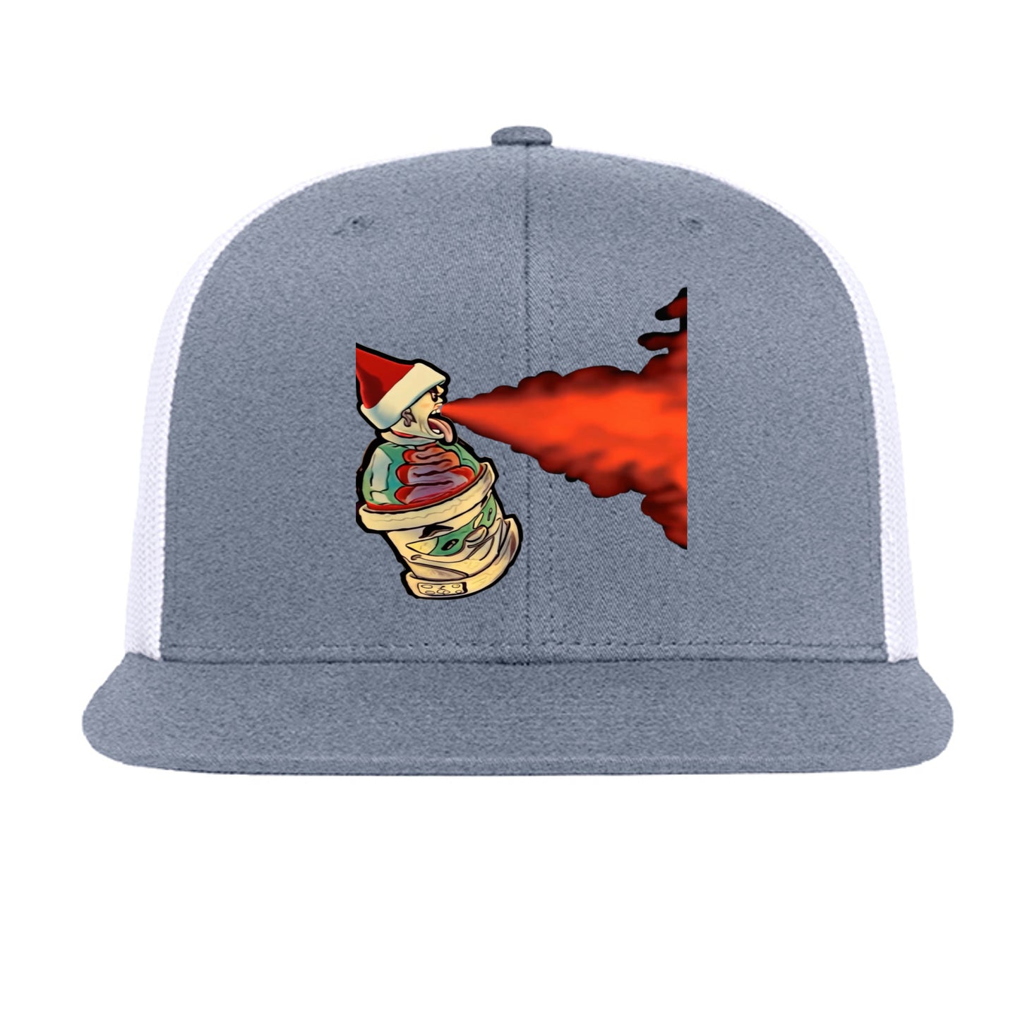 Heather Grey/ White - 6609 - FRONT