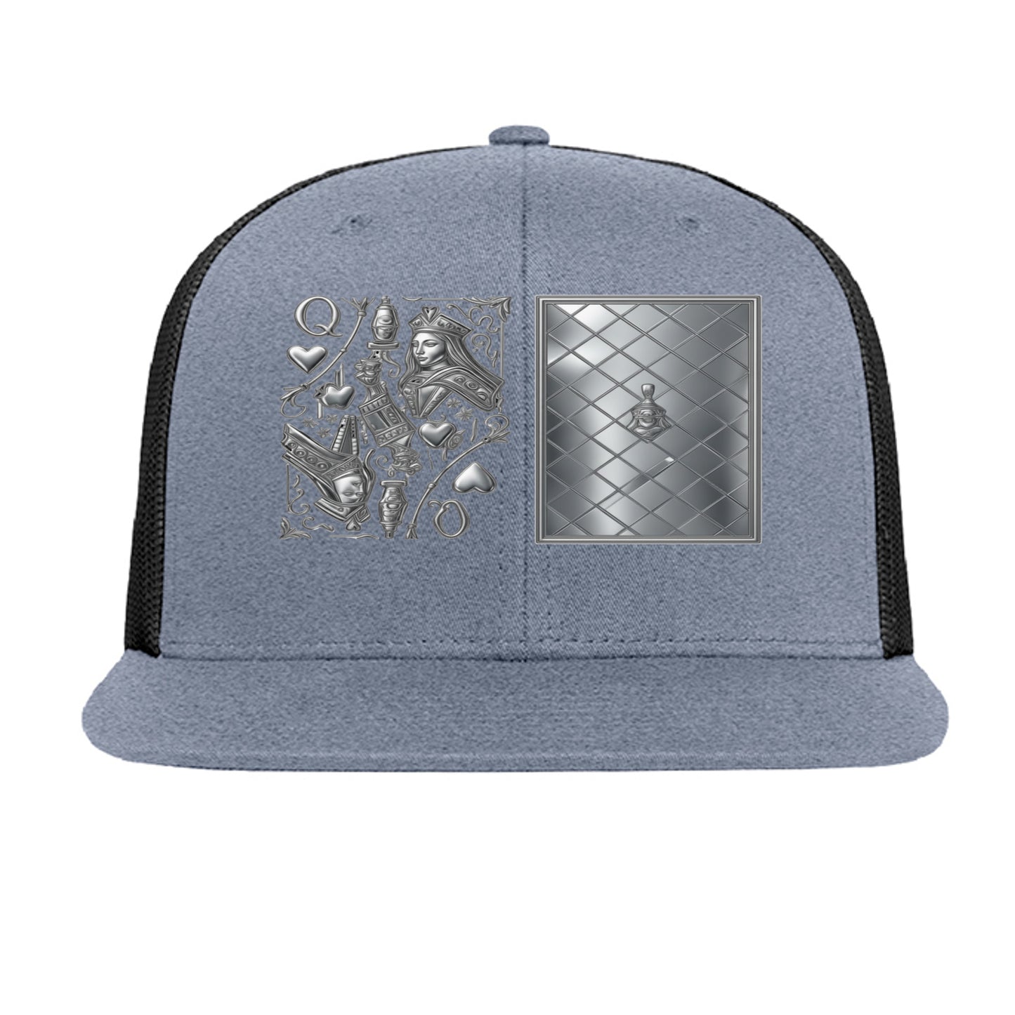 Heather Grey/ Black - 6609 - FRONT