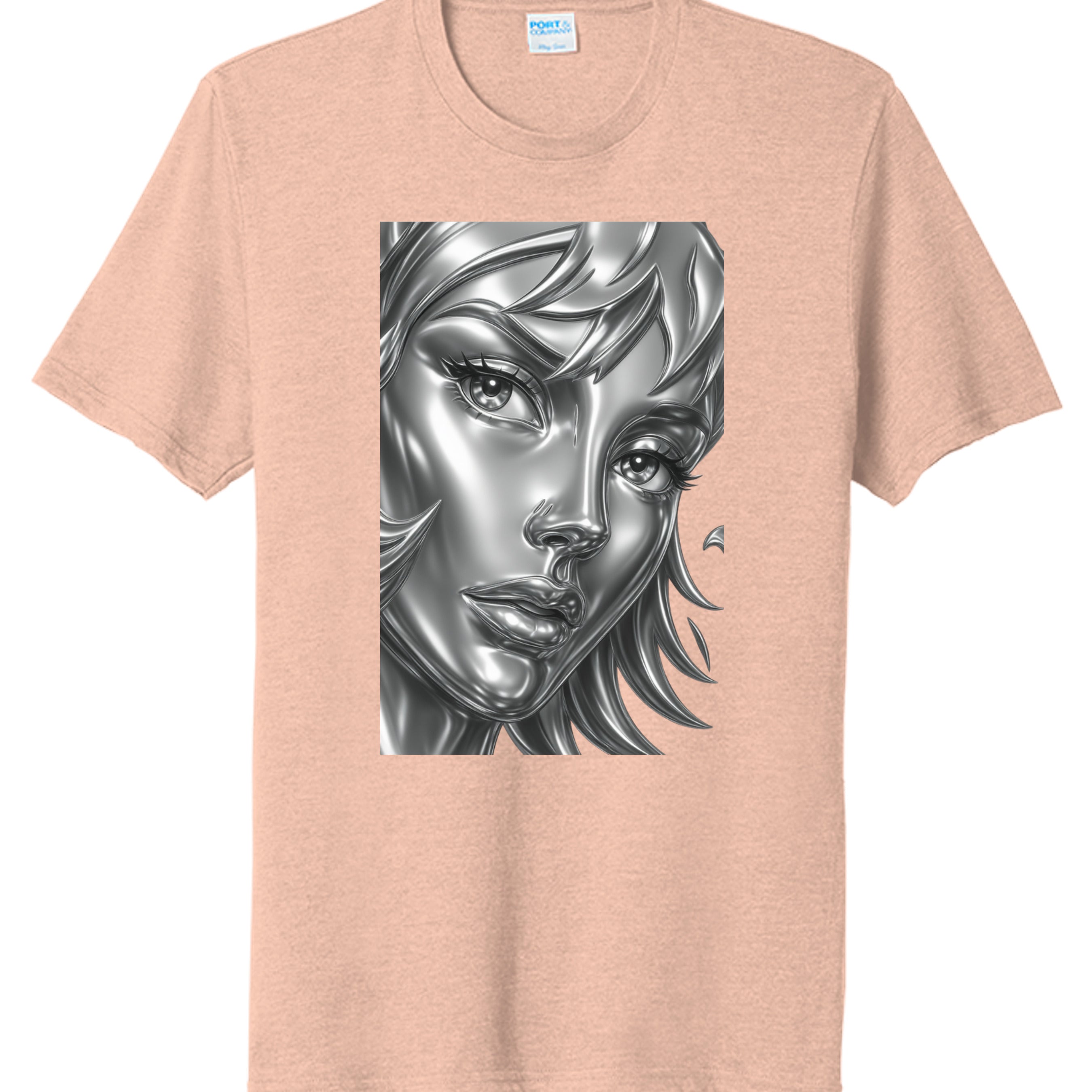 Heathered Dusty Peach - PC330 - FRONT