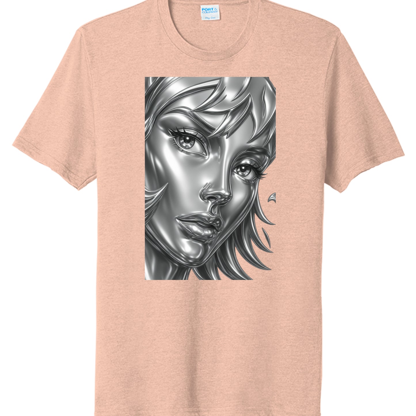 Heathered Dusty Peach - PC330 - FRONT
