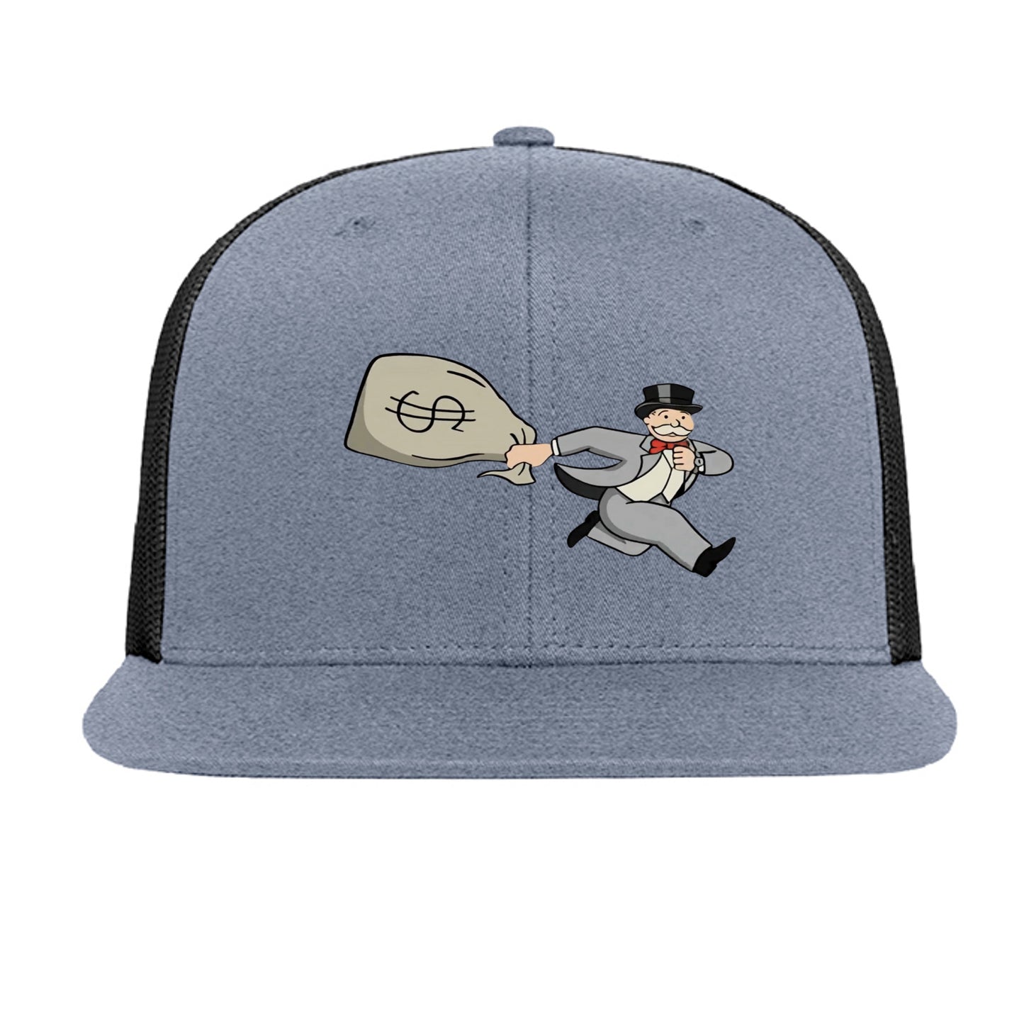 Heather Grey/ Black - 6609 - FRONT
