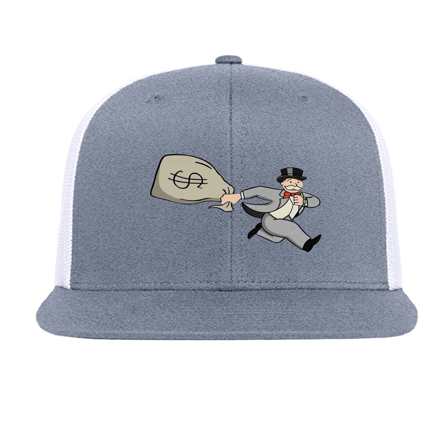 Heather Grey/ White - 6609 - FRONT