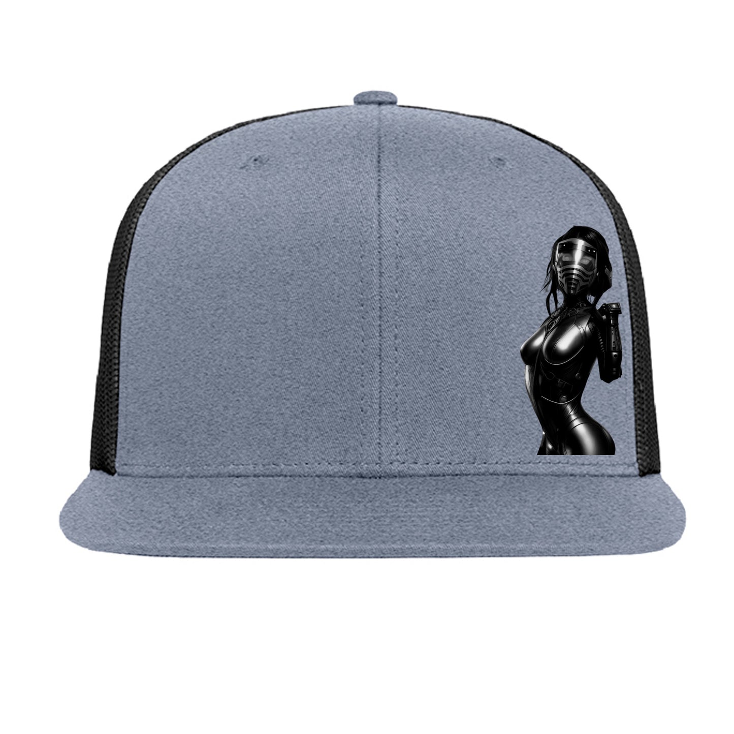 Heather Grey/ Black - 6609 - FRONT