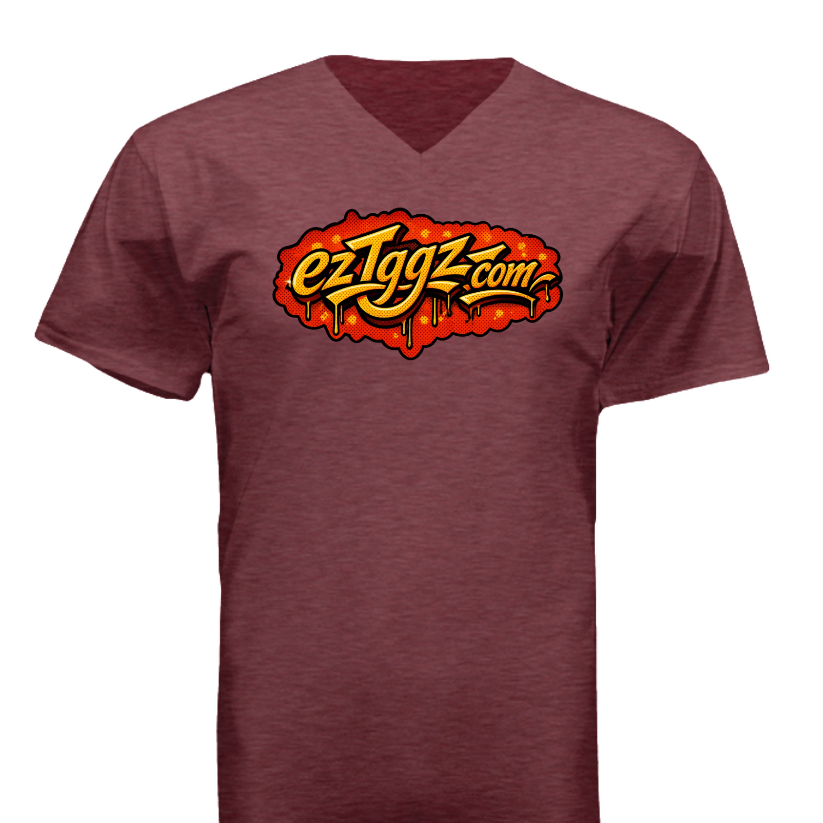 MAROON TRIBLEND - 3415C - FRONT