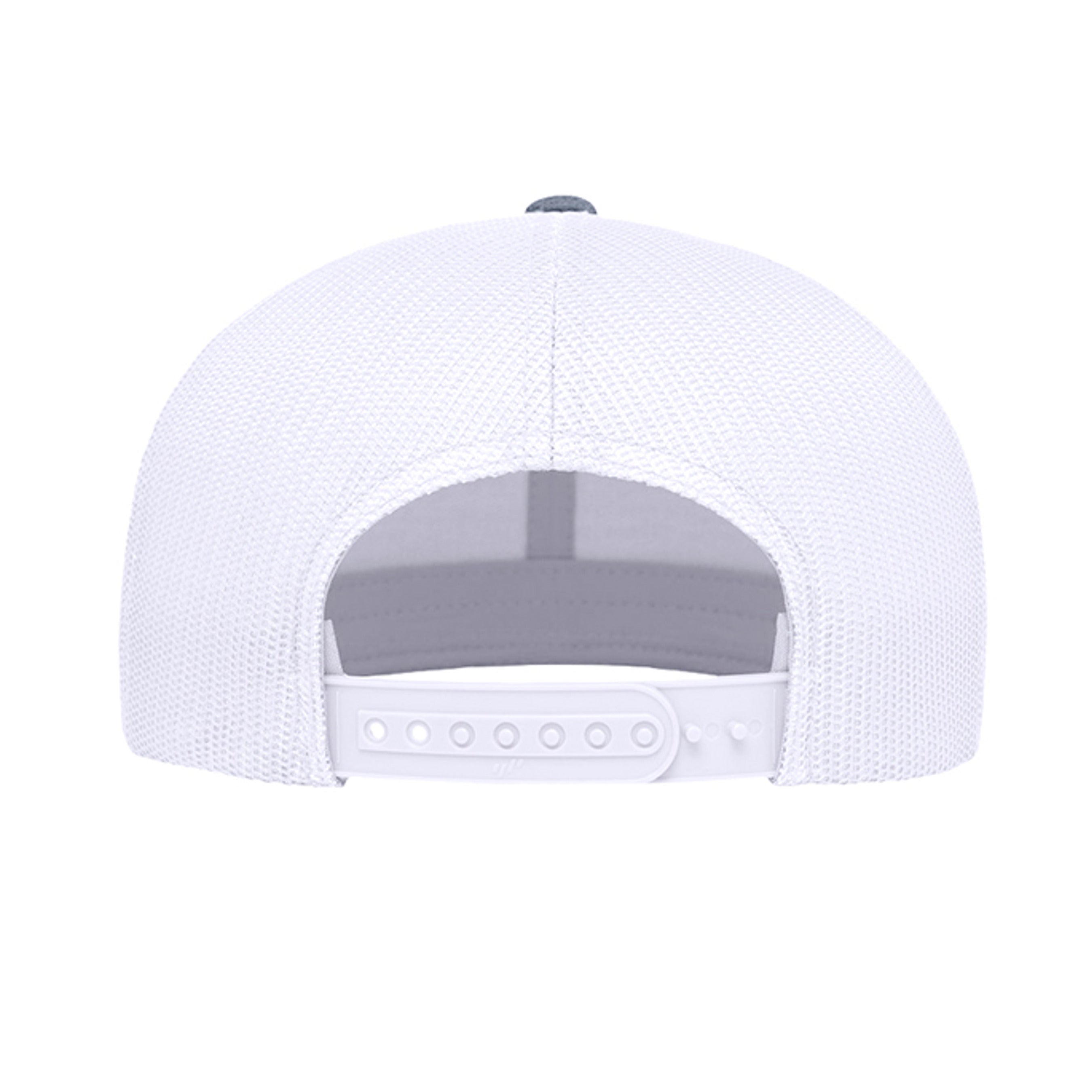 Heather Grey/ White - 6609 - BACK