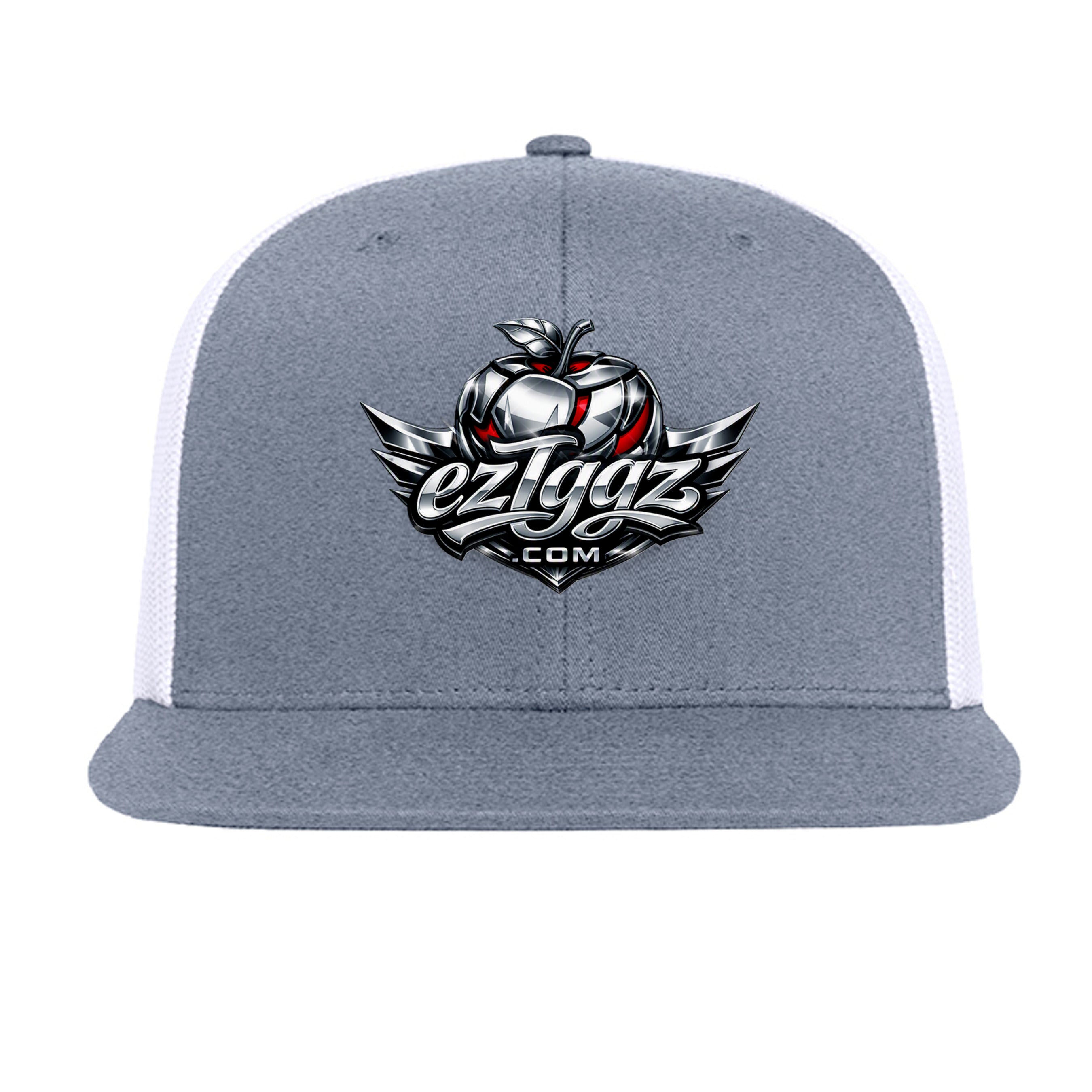 Heather Grey/ White - 6609 - FRONT