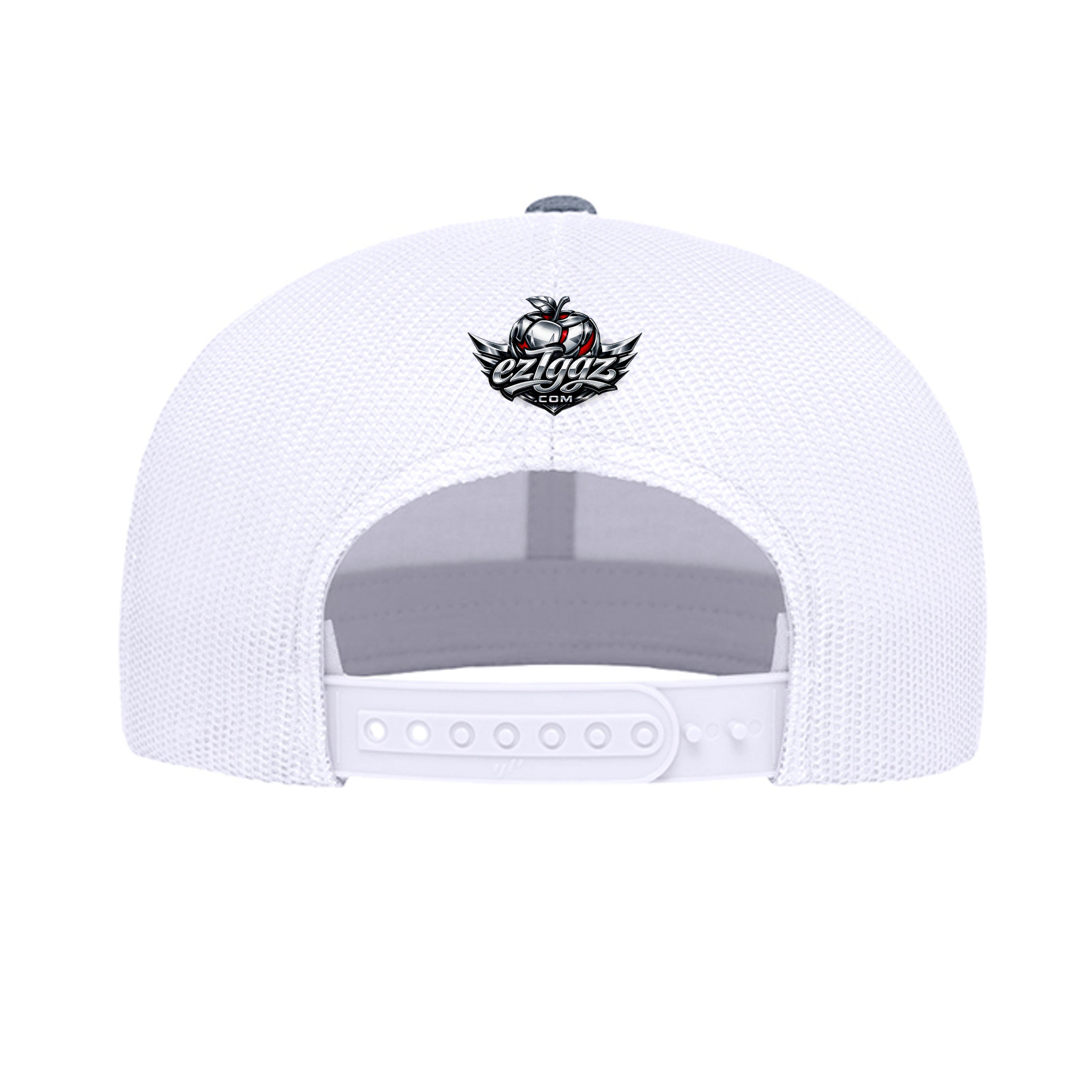 Heather Grey/ White - 6609 - BACK