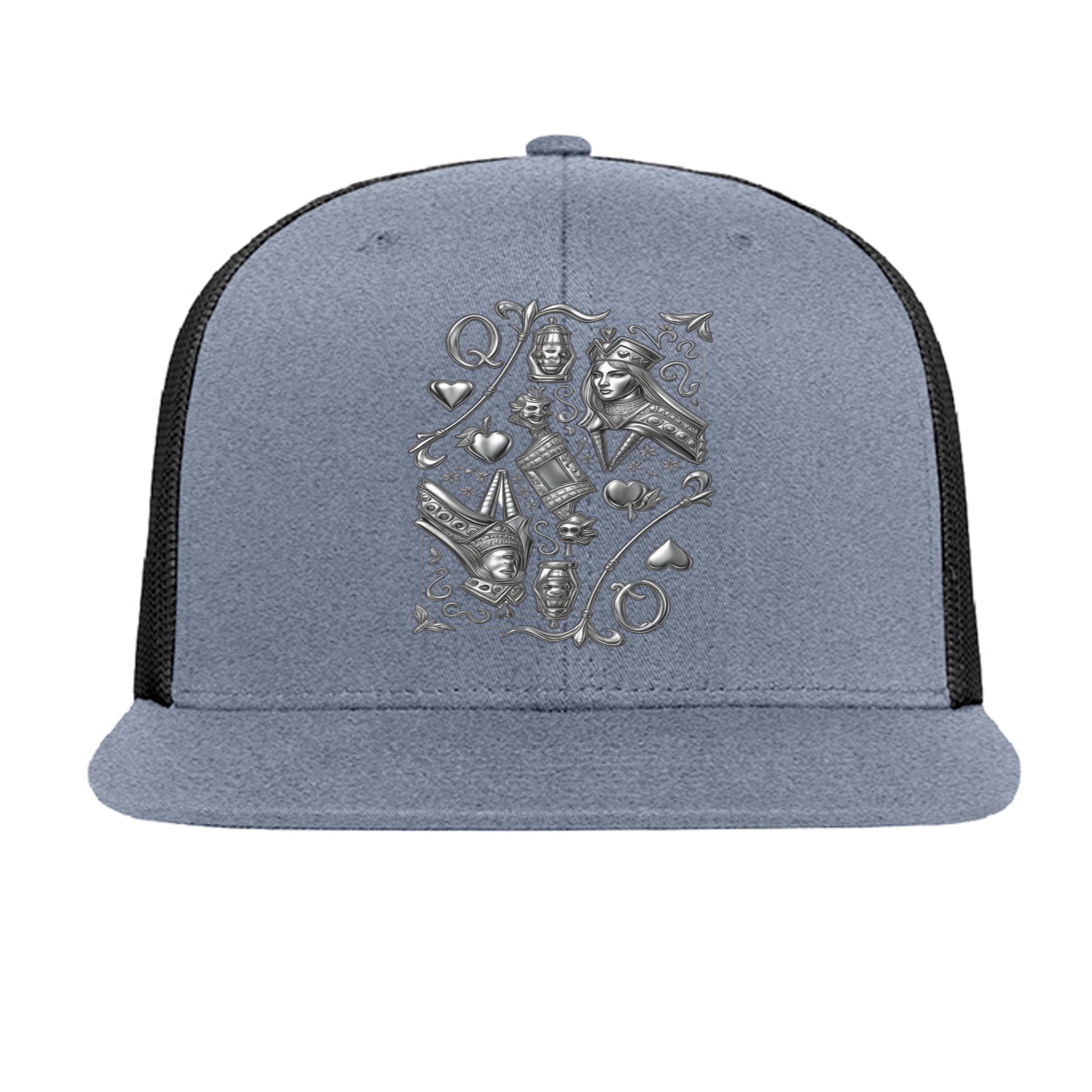 Heather Grey/ Black - 6609 - FRONT