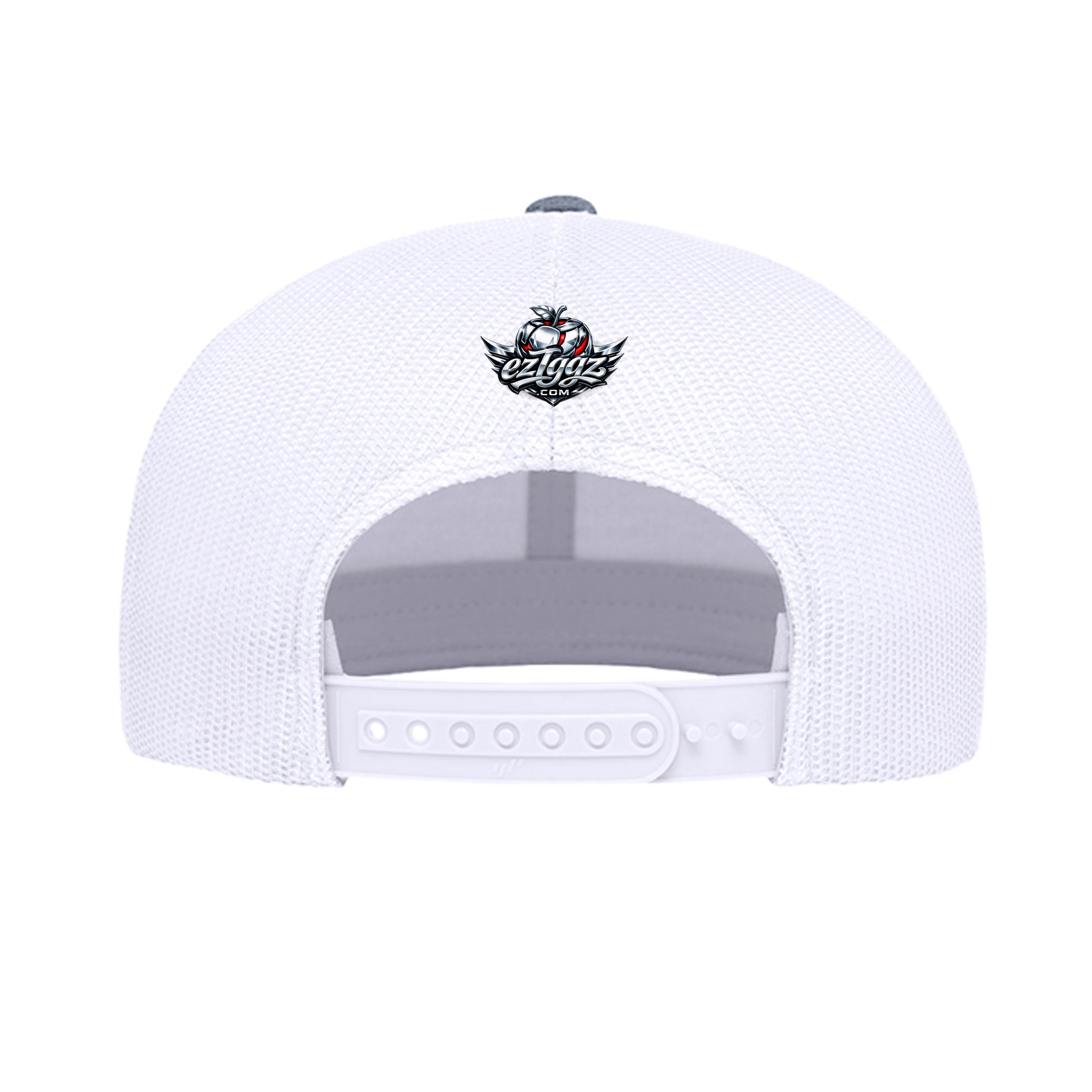 Heather Grey/ White - 6609 - BACK