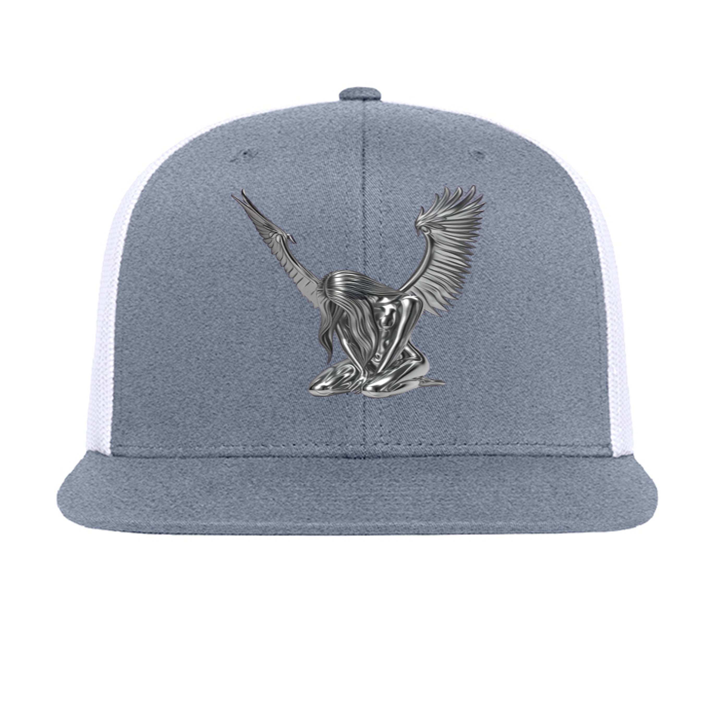 Heather Grey/ White - 6609 - FRONT