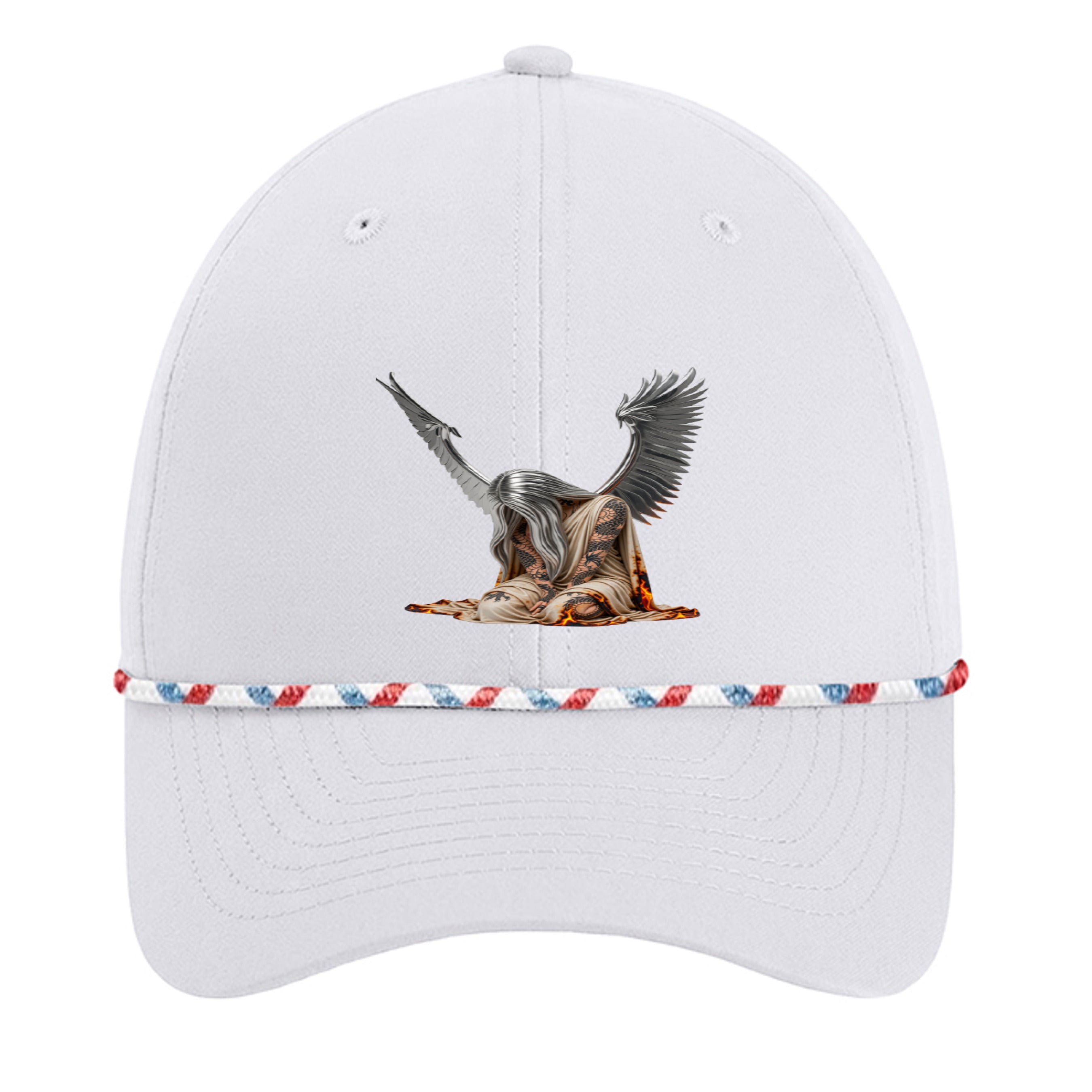 White/ Blue/ Red/ White - 7054 - FRONT