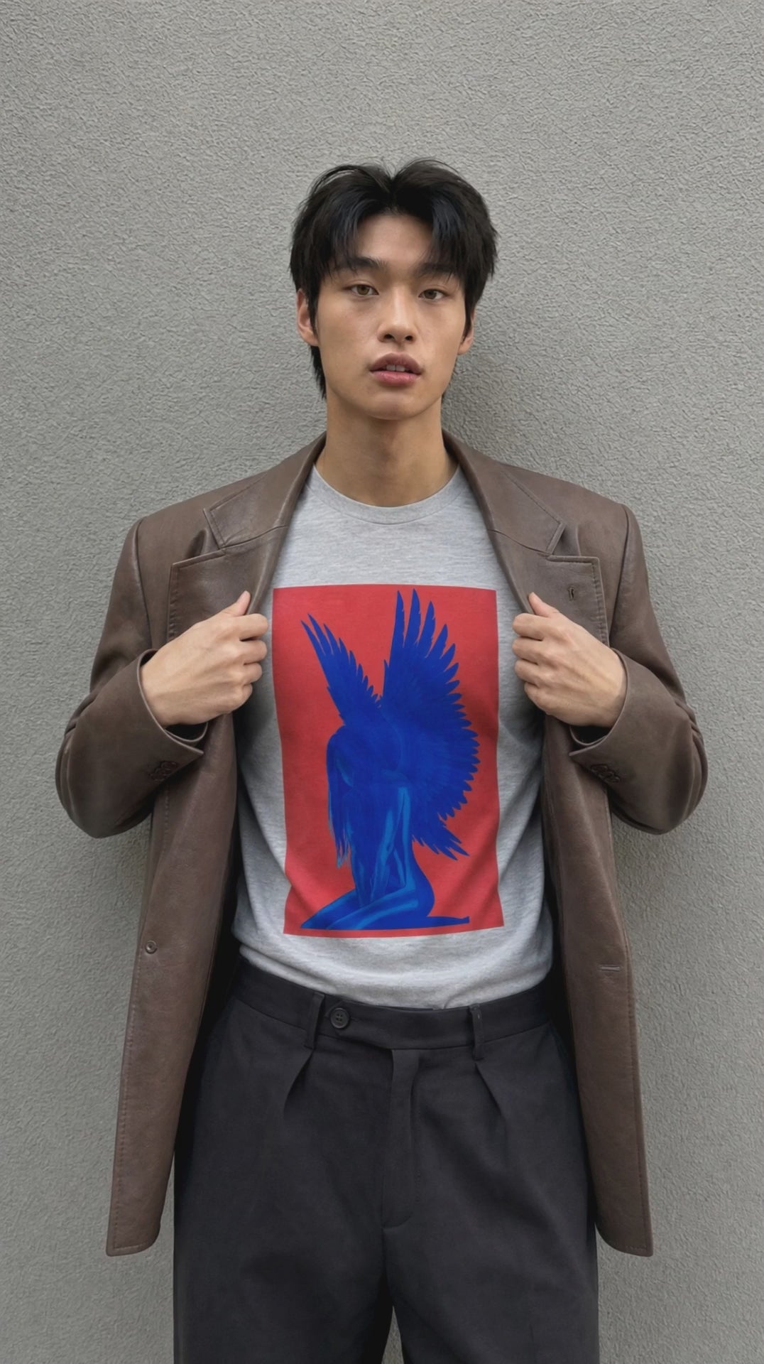 Fallen Angel Blue Glow Tee